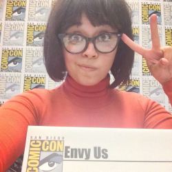 envyuscosplay:  Still can’t believe how amazing #SDCC was! Editing together my California adventure vlog. 💜💜💜☀️ #velma #scoobyDoo #envyus