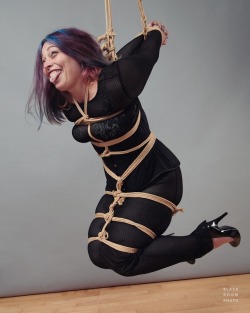 kittencalledwolf:  Silly, Sexy, Serious I’m full of it. Photo: Black Room Photo Rope: @theropegeek