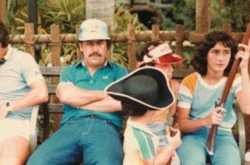 Pablo Escobar and his family - DisneyWorld, 1981