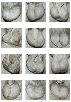 Marbles, Photo Series Focuses on the Testicles of European Greek Statues having a ball.
