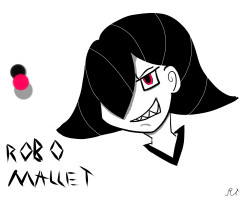 clockworksuit:  messing with my new paint tool sai. never have before. Its pretty dope.  so here is some evil robo mallet  doodle! blush mallet makes some amazinglyfun characters.  Oh man! Looks great 8) thank you v much!
