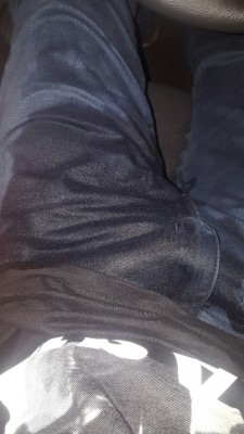 loserpeeboy:End result of too much coffee on a long drive, ended up flooding them in the carseat just as I parked outside public toilets, legitimate accident, otherwise I would have videoed it but literally had no time!