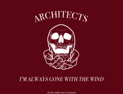 with-regret:  Gone With The Wind | Architects(my edit)