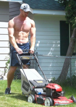 hngthcktop: sexyfantasybro:   Alright, bro. I mowed your lawn. You promised me that dick.   Anytime bud 