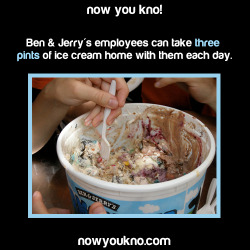 the-bitches-of-madison-county:  crownmalone:  nowyoukno:  Now You Know more about Ben &amp; Jerry’s! (Source)  This sounds like a great excuse to go get some ice cream.  we need more companies like this.  
