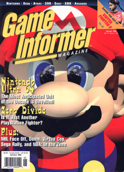 n64thstreet:  SCAN TIME: Notable bits from the Nintendo Ultra 64 preview issue of Game Informer, dated January 1996.    that was an amazing year&hellip; 1996&hellip;