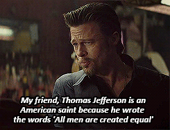 dmc-dmc:  beardfacebastard:  iluvsamcedes:  thatsomethingsomething:  Brad Pitt in Killing Them Softly.  Every damn frame is dripping with truth.  NEVER SEEN BUT MUST SEE NOW DAMN U DROPPIN TRUTH BRAD   Wow  He was so good in this