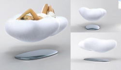 Futuristic Floating Cloud Bed / Couch