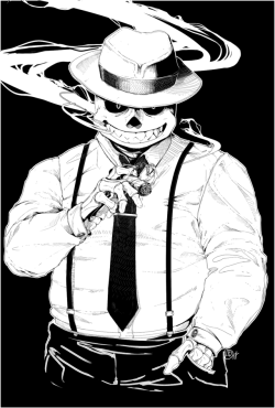 b-b-b-bonezoned:  mnstrcndy: Mobster FellSans commissioned by   @dapperblaster (wont let me tag ya :&lt;)For their friends birthday :D  WOW  