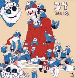 alwaysaslutforsans:  oolay-tiger:  ilovesans:  custat:  I’m not sure who needs more saving. Papyrus, or Sans from himself.  So many cute Sans all in one image….. ;____;  Let’s play a game.Tag your friend and say which Sans they would be.For example,