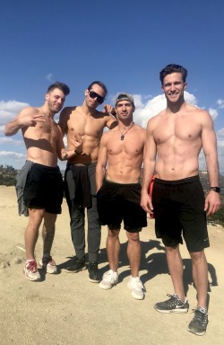 Paulie, Cody, Corey, and some rando hiking in Runyon CanyonLet’s play a game&hellip;Fuck, Marry, Kill. Your options are Paulie, Cody, and Corey&hellip;.and go!