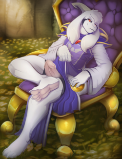 scapponess:   “Something Special”  “…even after that attack, you’re still standing in my way? Wow, you really ARE something special.”  Completed commission for FPhoenix featuring the demonic form of Undertale’s antagonist(?), Asriel! 