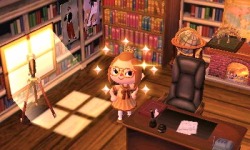 animalcrossingqrdesigns:  I moved my Mayor’s office from the museum second floor to my character’s house so you can now see it in dream address updates!Dream Address: 6700-5360-9267It’s one of my favourite rooms so I hope you enjoy it!