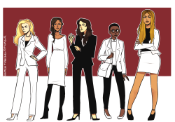 rhymewithrachel:  the only acceptable cast for an american 007 movie: Natalie Dormer as The Main VillIain Zoe Saldana as The Bond Girl Lucy Liu as James Bond Lupita Nyong’o as Q Laverne Cox as M 