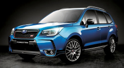 carsthatnevermadeit:  Subaru Forester tS, 2016. A limited edition STi-tuned version of the Forester for the Australian market. Sales will be limited to 300 cars 