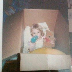 My mom found me like this one night and I told her &ldquo;I&rsquo;m ready to go visit Grandma&rdquo; she lived in Florida LOL #bottle #poohbear #blanket #pillow #shipping #child #tbt #cute #newjersey #florida #awesome