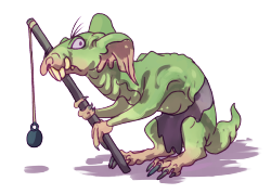 palaeoplushies:  Haven’t you heard?It’s GOBLIN WEEK! @goblinweekHere’s an ugly goblin for you. It’s inspired by my rat, Peri, because she’s an ugly rat. A beautiful, darling, precious, ugly rat. 