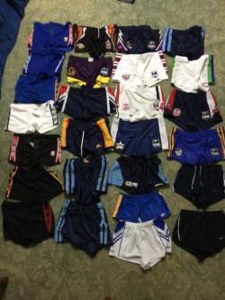 footyshortboy:  ijb67:  footyshortsboy84:  My collection of footy short fuck I need to get some more I think   Yes you need more  Wow im in love with u, nice collection i collect footy shorts too