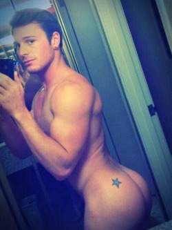 powerbottomboys:  bff  I love the tattoo&hellip;. and it helps because that&rsquo;s a cute butt!