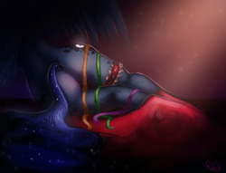 rains-scribbles:  Jeez apparently people really like the booty, got another commission pretty much right after completing the last saucy luna. As with the first one this won’t be even remotely touching my dA page lol.  dark side of the moon~ &lt;3