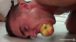 humiliationbear: He hated the fucking - but he hated the apple even more 