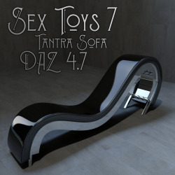 RumenD  has come out with another sex toys product! Number 7! A highly stylized  Tantric sofa for your erotic interludes. The product contains 1 high  poly model of a real life object, 3 poses for Genesis 2 Male and 5 Poses  for Genesis 2 Female.Sex Toys