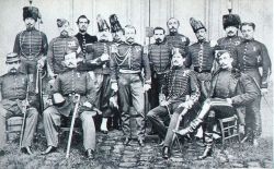 worldhistoryfacts:  A fifteen-man French military mission to Japan, sent by Napoleon III in 1866. The mission was originally sent to help train the Shogun’s army; however, months after they arrived in Japan, the Shogun was defeated in battle by the