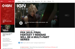 the-eagle-atarian:  astoryofalove:    They just officially killed this remake.   According to Square, Final Fantasy VII Remake will be “told across a multi-part series, with each entry providing its own unique experience.” No additional details were