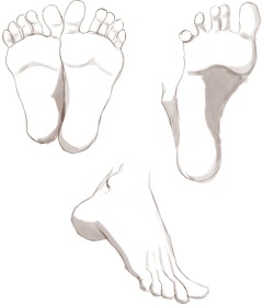 Foot practice, because I’m not so good at drawing feet. I hate drawing feet.