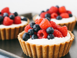 modcloth:  These adorable tarts from Oh, Ladycakes are the perfect 4th of July treat! (PS: they are vegan and no-bake!) &lt;3 Amy, ModStylist