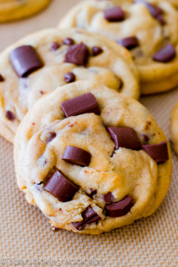 bakeddd:  the best chocolate chip cookies click here for recipe 