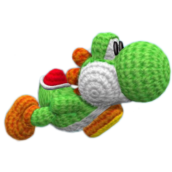 gamingurumi:  It’s late and I was bored so here’s a couple of transparent, woolly, crocheted and knitted Yoshis for your blog! I am unbelievably excited for the release of Yoshi’s Woolly World in Spring 2015. 