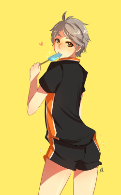 mayuiki-art:  drew  this for this-puppy-flies-too because she spoiled me with lev service.  