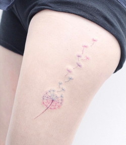 culturenlifestyle:  Stunning Pastel Tattoo Designs by Mini Lau Inspired by Mother Nature, Hong Kong based tattoo artist Mini Lau etches tiny compositions on the human skin.  Keep reading