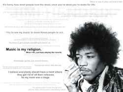 Guitar god (Jimi Hendrix’s wisdom, humour and lyrics captured in some brilliant and legendary quotes)
