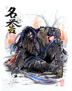 remycks:  Like many people, I’m pretty much a big fan of LoR since high school/college. Hobbit was the first book I read from the series naturally.  I didn’t imagine Thorin to look like he did on the movie, but no complaints here ^^ Calligraphy: