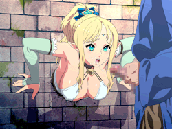 hentai-rule34-yiff:  Anime Girls Stuck in Walls 2