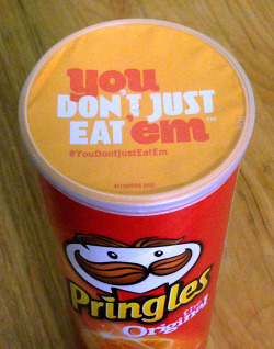 the-computer-is-your-friend:  Don’t just eat the Pringle. Savor the Pringle. Slowly remove the Pringle’s top and help it out of its tube. Make eye contact as you move in. Softly kiss the Pringle, from its edge down to its center. Inhale deeply, taking