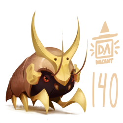 dalcant:   Kabuto used to live in the rocky shores of Asia, in the Pacific ocean.  The only specimens found today live deep under water. Once every ten  years or so, they rise from the bottom of the ocean to hunt and gather. They inspired the design of