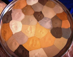tiddygorrl:  suzannasalem:  soils extracted from different parts of the sahara desert  b*tch I thought this was a bronzer!!!!!!! 