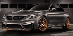 carsthatnevermadeit:   BMW Concept M4 GTS Concept, 2016.Â BMW M Division is presenting an initial preview of a high-performance model for use on the road and, above all, on the race track.Â The world premiere of the BMW Concept M4 GTS takes place today