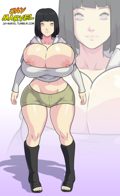 jay-marvel:  Hinata, also from Boruto the Movie! Here are those boobs you guys wanted!   ;9