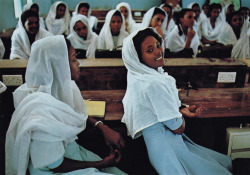 plastexxx:  “The gate of opportunity opens but slowly for women in Sudan’s male-dominated society. For young women at a secondary school in Khartoum, the key is education.”National Geographic Magazine, March 1982, “Sudan: Crucible of Cultures”Photo: