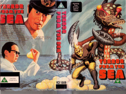 Spectreman: Terror From The Sea &amp; Spectreman: Man Turned Monster VHS covers (Date and distributor unknown)  From a car boot sale in Nottingham.