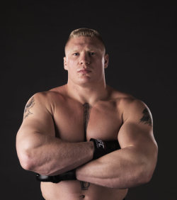 Brock looks fucking hot in this pic! WOW!! I need some of this beast!