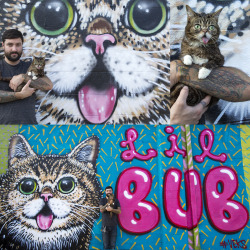 bublog:  For Fan Art Friday, BUB visits this amazing mural by graffiti artist VEKS in our hometown of Bloomington, IN. What an awesome surprise.If you’re interested in checking it out, it’s located at 311 S Swain Ave, Bloomington, IN - the south