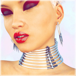 Every woman needs accessories, even the digital ones! Extraordinary collars for lethal ladies and earrings for cool scenes. Created by SynfulMindz! You get:  	-Savage Collar &amp; Earrings for Genesis 3/V7  	-Synners Collar &amp; Earrings for Genesis