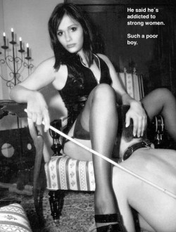 captioned-femdom-situations:  captioned-femdom-situations:  I&rsquo;ve always been a slut for strong women.