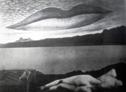 artist-manray:  Observatory Time: The Lovers, 1936, Man Ray