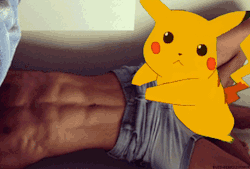 jonathanjo:  A sexy muscled guy and some Pokemons… that disturbing me. Follow my Tumblr blog for more =) 